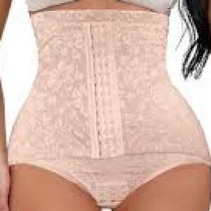 Lace Shapewear Corset - Pink